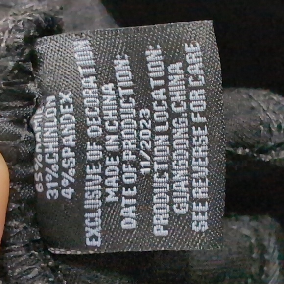 Pastel Black Hyperstretch Jogger Pant Elastic Waistband Size 3 New with Tags - Picture 7 of 7